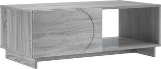 vidaXL Mesa De Centro Sonoma Gris 95 X 50,5 X 35 Cm Vidaxl