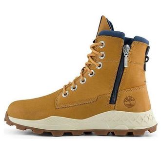 Timberland Brooklyn Side Zip Wide-Fit Boot Wheat Nubuck A2E7FW