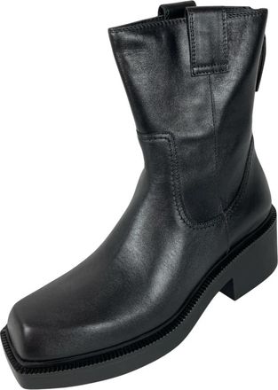 Vic Mati&eacute; Zwarte Cowboy Laarzen Western Leer - Dames - Hoge Laarzen - Zwart - 37 EU - Leer - Schoenen
