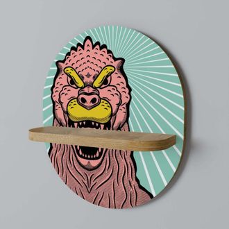 OEM Godzilla Bienvenido Estante Ovalado