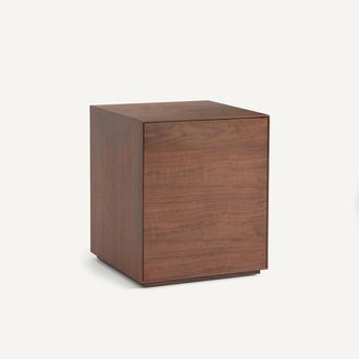 AM.PM MDF 1-deurs bureauonderbouw, notenhout gefineerd, MIKUBE