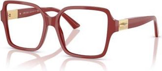 Jimmy Choo London 54mm Square optical glasses in Red at Nordstrom