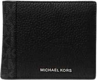 Michael Kors Accessoires - Heren - Portefeuilles - Zwart - ONE Size - Leer - Accessoires