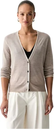 Karl Lagerfeld Dames, Truien, Beige, Maat: M Wol