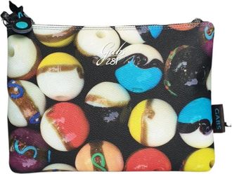 Gabs Multicolor Schoudertas Basic Zwart - Dames - Clutches - Veelkleurig - ONE Size - Leer - Tassen