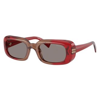 Miu Miu Sunglasses, unisex, Red, Size: 52 MM 0MU B13S