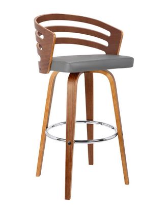 Armen Living Jayden 30In Swivel Bar Height Barstool