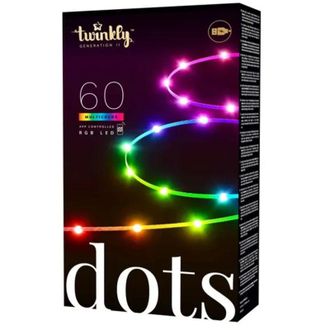 Twinkly Twinkly - Dots - Cadena De Luces Flexible Controlada Por Aplicaci&oacute;n Con 60 Led Rgb - 3 Metros