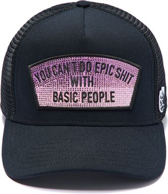 Cult of Individuality MESH TRUCKER HAT EPIC SHIT CRYSTALS