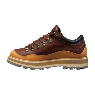 Moncler Laced Shoes, male, Brown, Size: 10 US Peka 305 Derby Shoes