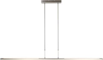 Steinhauer Sienna Zelena Plaf&oacute;n Led Integrado L&aacute;mpara Colgante Acero Cepillado, Pl&aacute;stico Mate