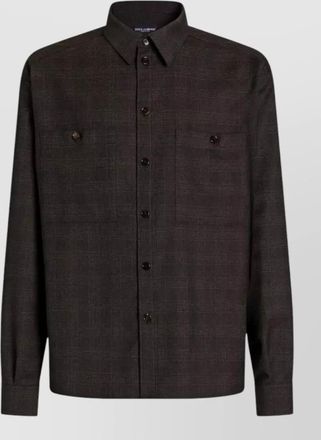 Dolce & Gabbana oversized checked shirt