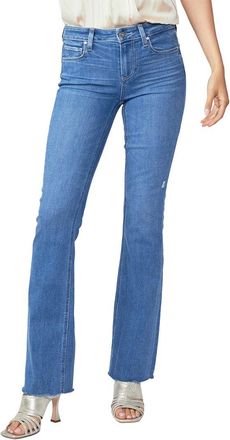 Paige Manhattan Bistro Distressed Slim Bootcut Jean