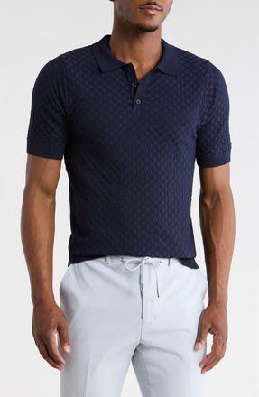 T.R. Premium Slim Fit Polo Sweater in Navy at Nordstrom Rack, Size Xxx-Large