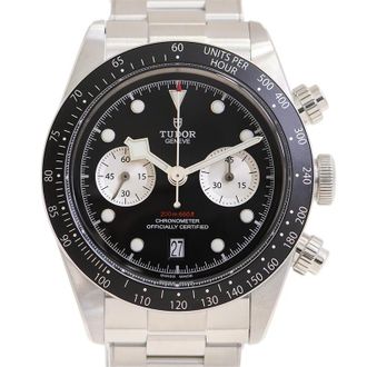 Tudor Pre-owned Tudor Black Bay Chrono Chronograph Black Dial Mens Watch M79360N-0011