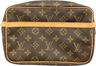 Louis Vuitton Monogram Brown Monogram Clutch Bag (Pre-Owned)