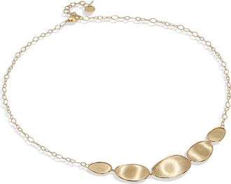 Marco Bicego Lunaria 18K Yellow Gold Graduated Necklace at Nordstrom