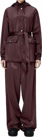 Rains Womens Curve Jacket In Depth
