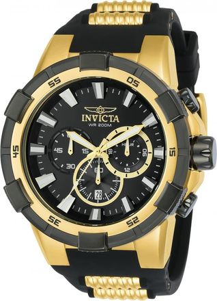Invicta Aviator Chronograph Quartz Black Dial Mens Watch 23693