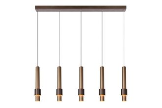 Lucide MARGARY Dimmable Stylish Adjustable Indoor Modern LED Pendant Light in Brown