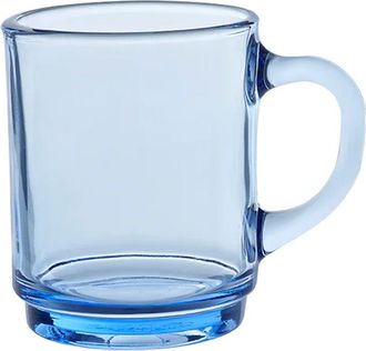 Duralex Versailles 8.75 oz Mugs for Hot or Cold Beverages, Set of 6