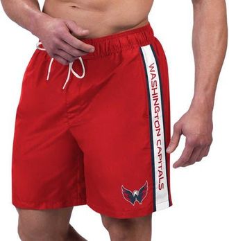 G-III Sports by Carl Banks Mens G-III Sports by Carl Banks Red Washington Capitals Streamline Volley Swim Trunks at Nordstrom, Size Medium