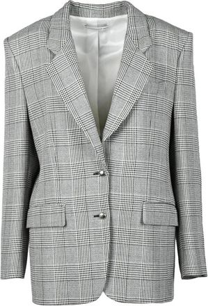 Alessandra Rich Jas - Dames - Blazers - Grijs - XS - Wol - Jassen