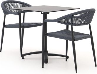 Manifesto Furniture Manifesto Belpasso/Canzo 70cm dining tuinset 3-delig inklapbaar stapelbaar