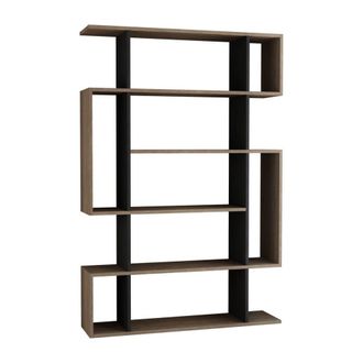 Calicosy Estanter&iacute;a librer&iacute;a - h161 cm - roble y gris