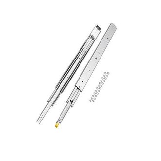 OEM 1 Par De Correderas Para Cajones De Extensi&oacute;n Completa, Capacidad Carga 226,8 Kg, Rodamiento De Bolas Con Riel Deslizante Para Cajones De Montaje Late