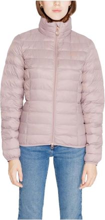 Emporio Armani Nylon Jas Vrouwen Herfst/Winter Collectie - Dames - Winterjassen - Paars - XS - Nylon - Jassen