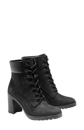 Timberland Allington Block Heel Bootie in Black at Nordstrom, Size 6.5