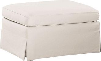 Ballard Designs Candace Upholstered Ottoman - Ballard Designs