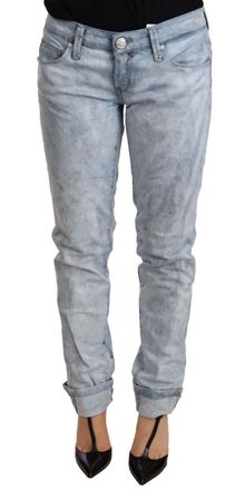 Acht Washed Cotton Folded Hem Womens Trouser