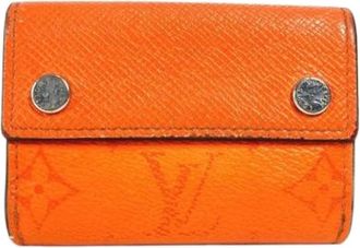 Louis Vuitton Pre-owned Canvas Portemonnee - unisex - Vintage Accessoires - Oranje - ONE Size - Vintage