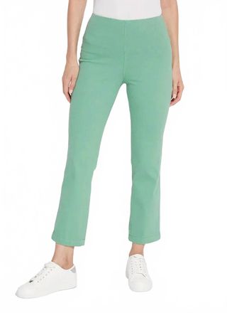 Lyss&eacute; Ankle Denim Baby Bootcut Pant In Indie Green