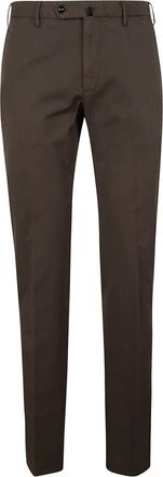 Incotex Cotton Batavia Broek - Heren - Slim Fit Broeken - Bruin - 2XL - Katoen - Broeken