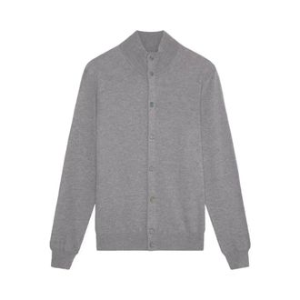 Ferrante Cardigans, male, Gray, Size: XL 12 Gauge Blouse