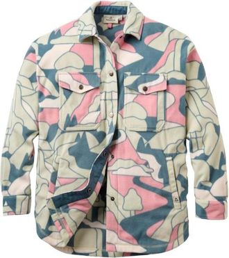 Passenger East Recycled Polar Fleece Shirt Hemd f&uuml;r Damen | grau