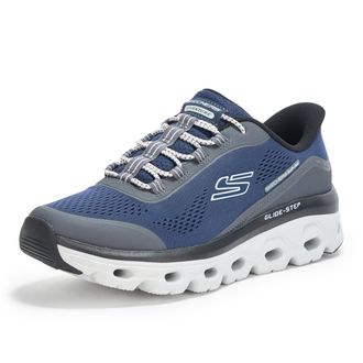 Skechers Mens Glide-Step Sole Glover Peak Sneaker, Navy, 7 UK