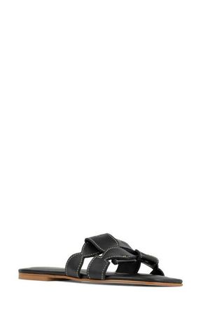 Donald J Pliner Gabrey Slide Sandal in Black at Nordstrom, Size 6.5