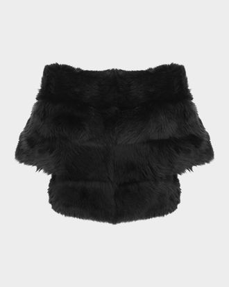 Gorski Merinillo Shearling Lamb Capelet