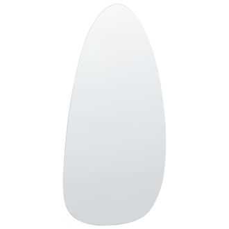 Beliani Espejo De Pared Led De Vidrio Dormitorio Ba&ntilde;o 130 X 60 Cm Plateado Royer