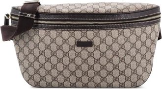 Gucci Courrier Zip GG Coated Canvas with Applique belt bag - Bruin