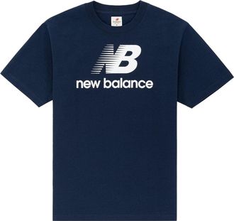 New Balance MADE in USA Heritage Short Sleeve T-Shirt Asia Sizing Natural Indigo MT21545-NGO