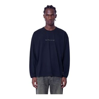 VETEMENTS Too Busy To Longsleeve - - Tops - Uomo - Nero - XL