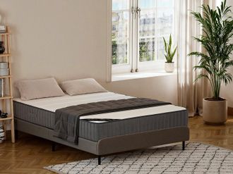 Vente-Unique Materasso 120 x 200 cm ibrido molle insacchettate 7 zone e schiuma alta resilienza sp. 26 cm - AUDACE di PALACIO