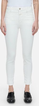 Closed Womens Skinny Pusher Jeans In Ivory