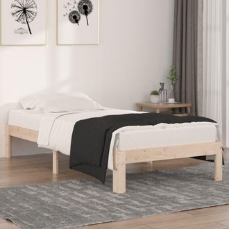 vidaXL Estructura De Cama Individual Sin Colch&oacute;n 90x190 Cm Vidaxl