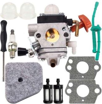 OEM Kit Carburador - Para Motosierras Y Podadoras De 4 Tiempos - Compatible Con Modelos Stihl Fs87 Fs90 Fs100 Fs110 Ht100 Hl95 Km90 Sp90 - Incluye Filtro 